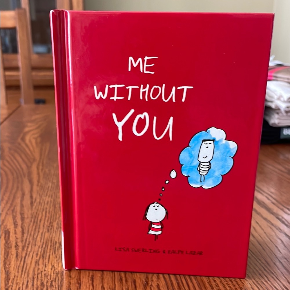 Red 'Me Without You' Book-NEW
